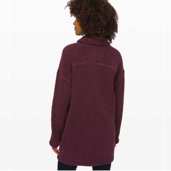 Lululemon Sincerely Sherpa Wrap Cardigan Sweater Jacket
Heathered Arctic Plum - Picture 2 of 10